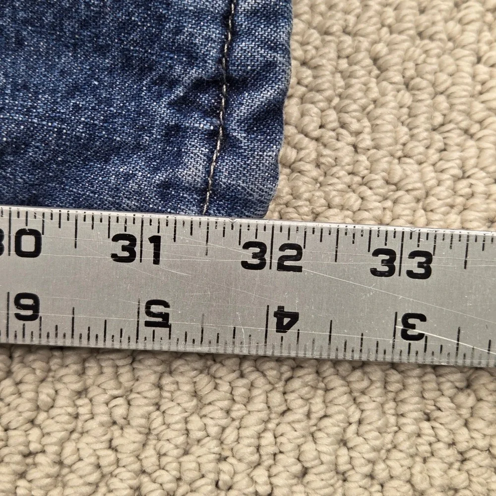 Wrangler‎ Mens Fleece Lined Carpenter Jeans Blue Denim 40x32 94GRWID *READ